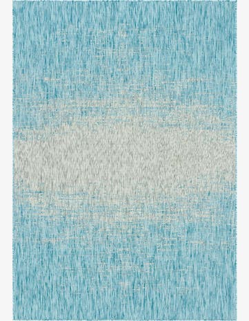 Aqua Easy-Clean Modern Indoor / Outdoor Rug