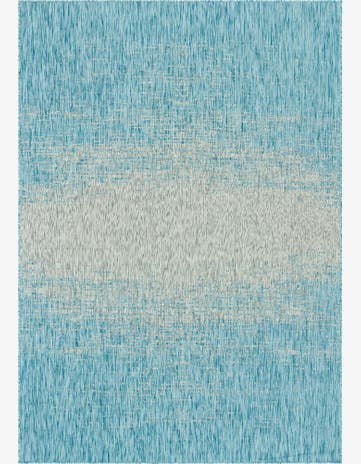 Aqua Easy-Clean Modern Indoor / Outdoor Rug