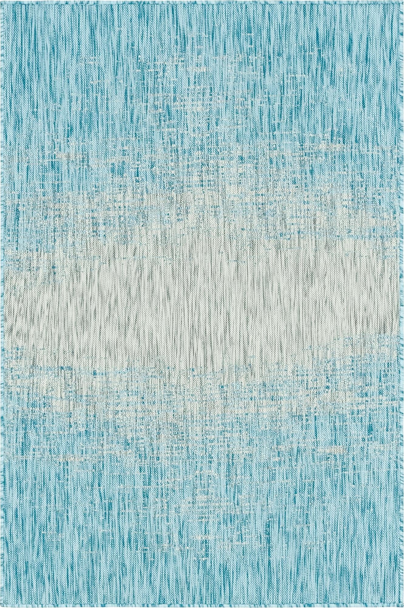 4' x 6'  Washable Modern Indoor / Outdoor Rug