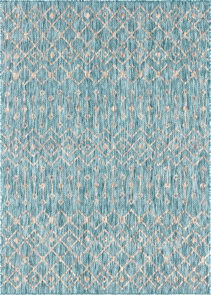 6' x 9' Easy-Clean Trellis Indoor / Outdoor Rug