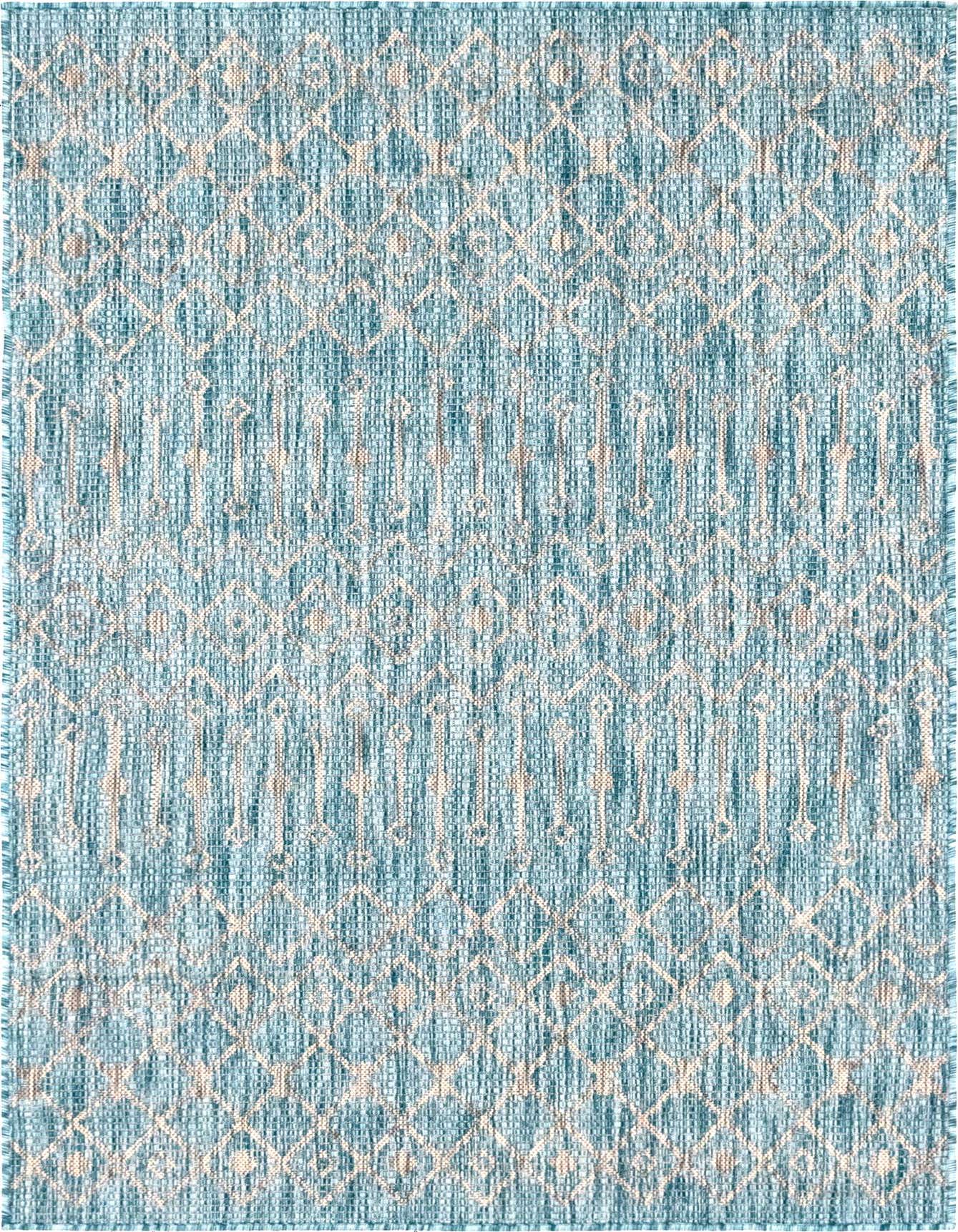 4' x 6' Easy-Clean Trellis Indoor / Outdoor Rug