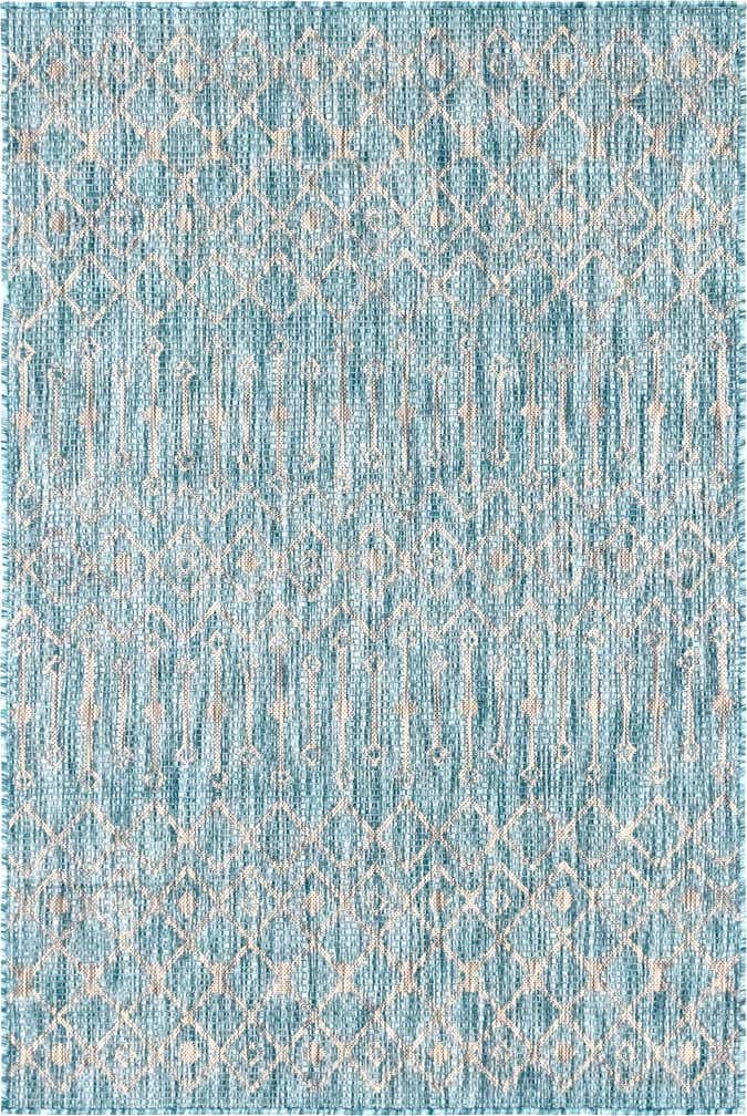 4' x 6' Easy-Clean Trellis Indoor / Outdoor Rug