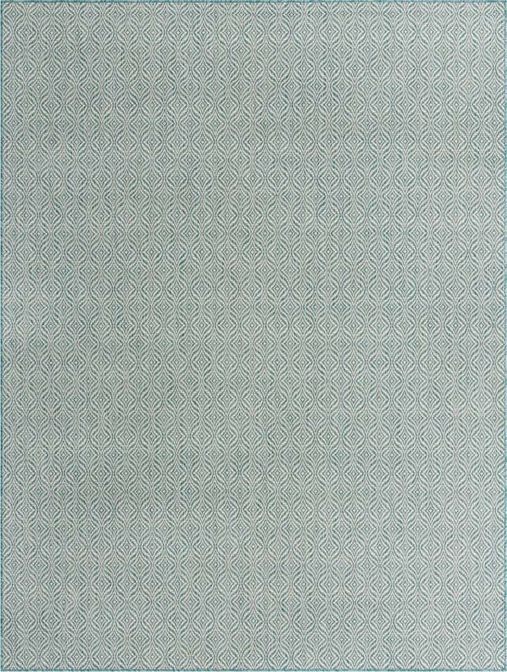 9' x 12' Easy-Clean Trellis Indoor / Outdoor Rug