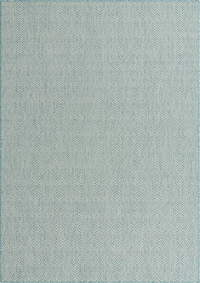 Detail image of 7' 10 x 11' Easy-Clean Trellis Indoor / Outdoor Rug