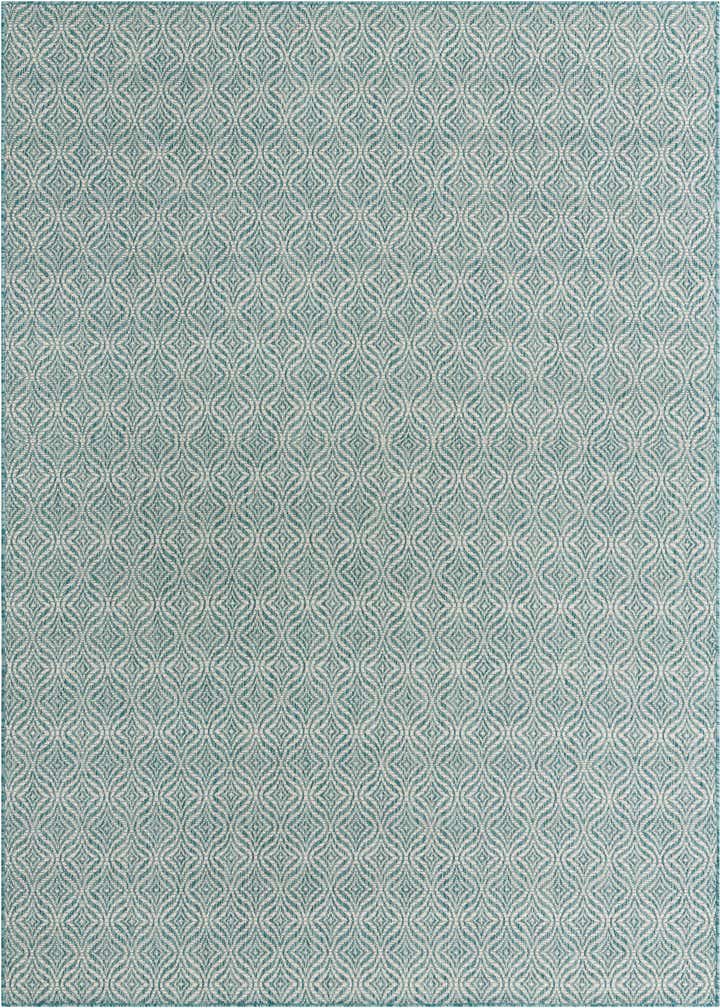 7' x 10' Easy-Clean Trellis Indoor / Outdoor Rug