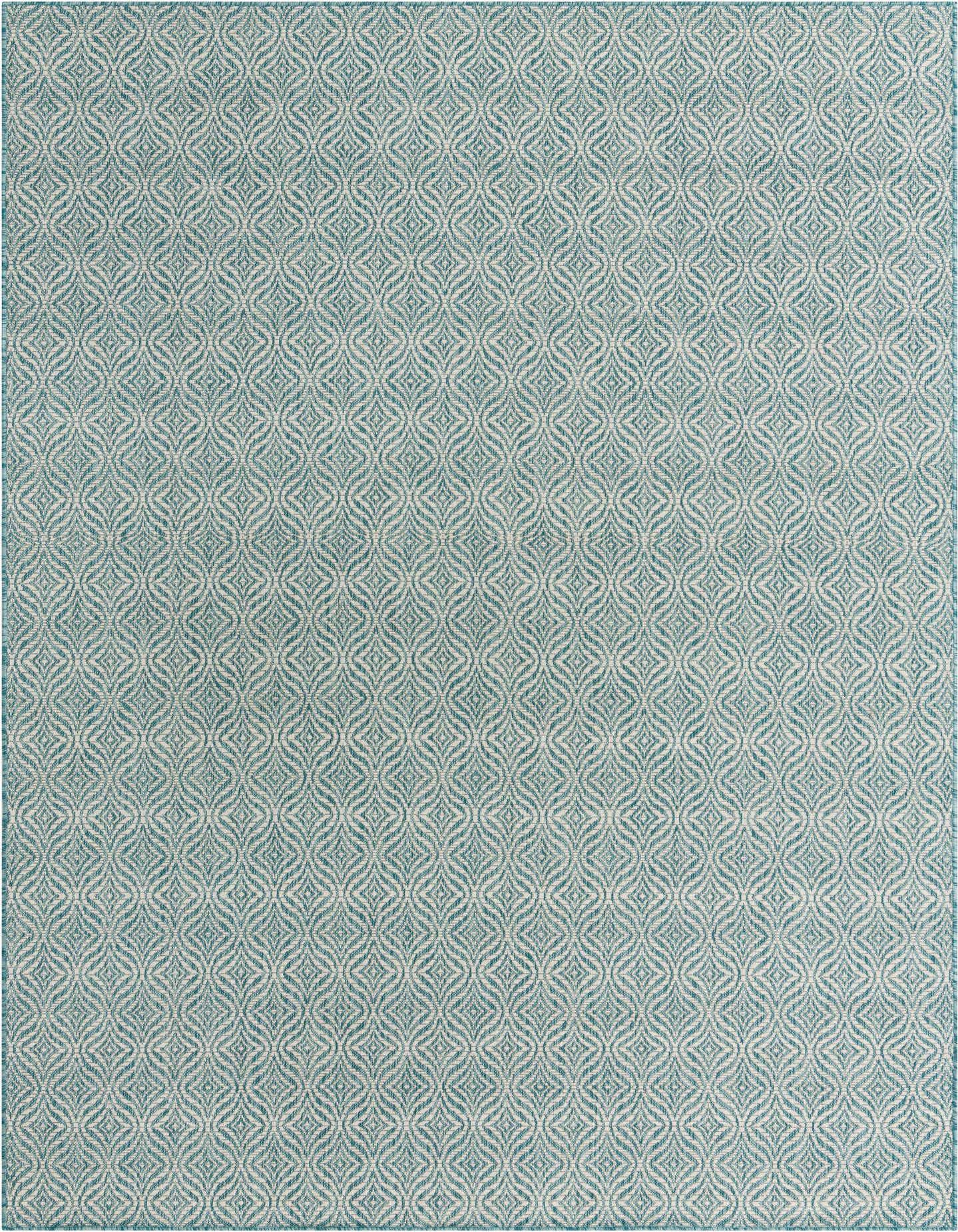 7' x 10' Easy-Clean Trellis Indoor / Outdoor Rug