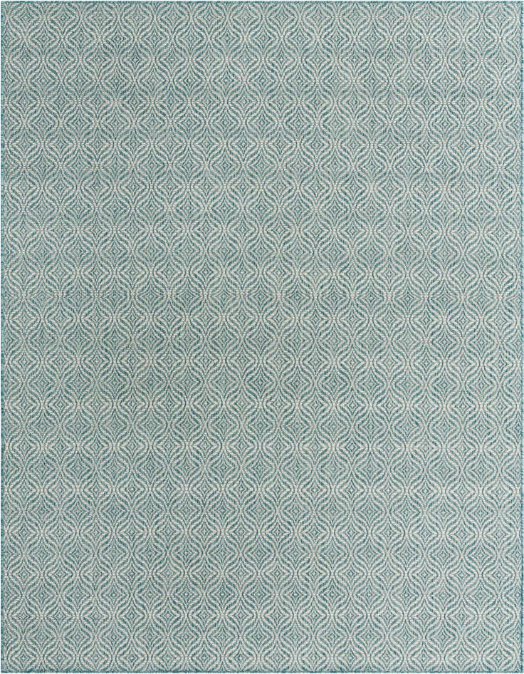 Detail image of 7' x 10' Easy-Clean Trellis Indoor / Outdoor Rug