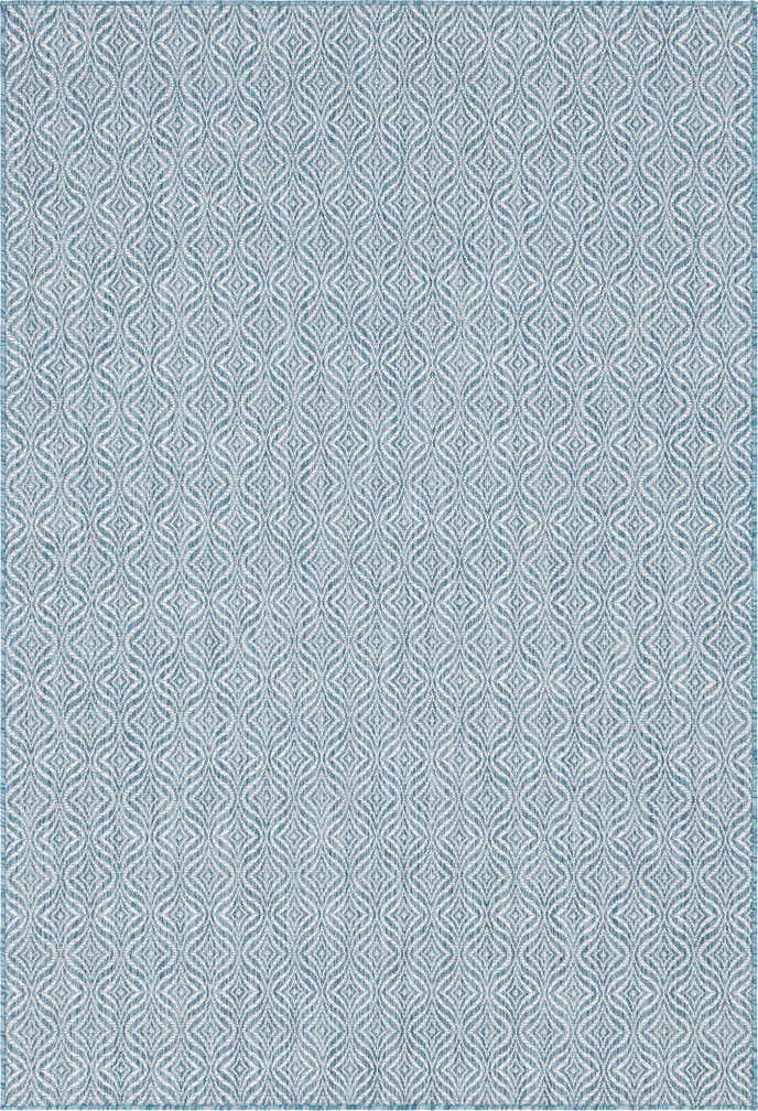 6' x 9' Easy-Clean Trellis Indoor / Outdoor Rug
