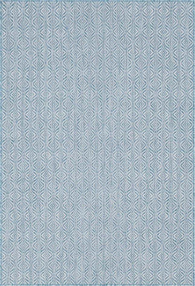 Detail image of 6' x 9' Easy-Clean Trellis Indoor / Outdoor Rug