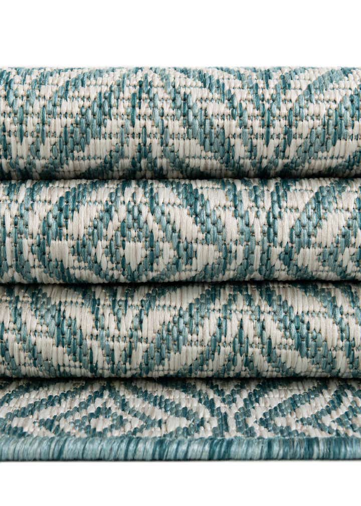 9' x 12' Easy-Clean Trellis Indoor / Outdoor Rug