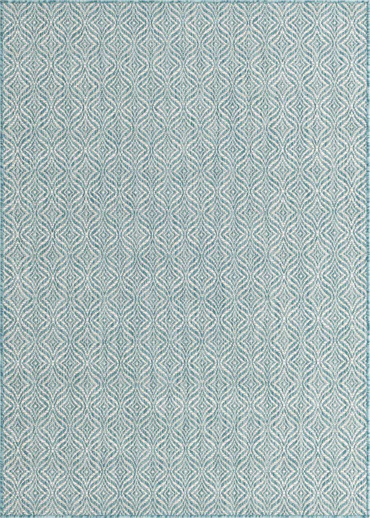 5' 3 x 8' Easy-Clean Trellis Indoor / Outdoor Rug