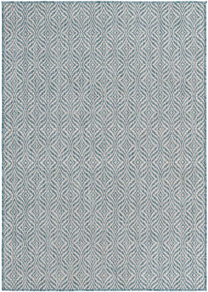 4' x 6' Easy-Clean Trellis Indoor / Outdoor Rug
