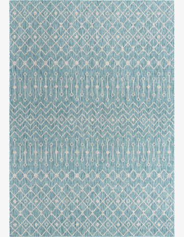 10' x 14' Easy-Clean Trellis Indoor / Outdoor Rug
