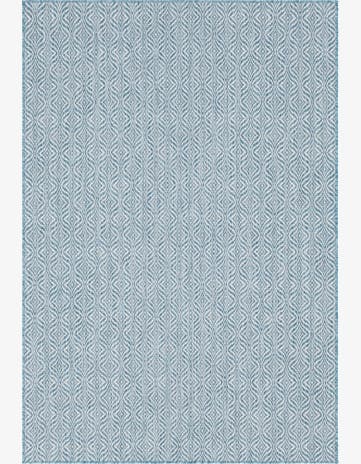 6' x 9' Easy-Clean Trellis Indoor / Outdoor Rug