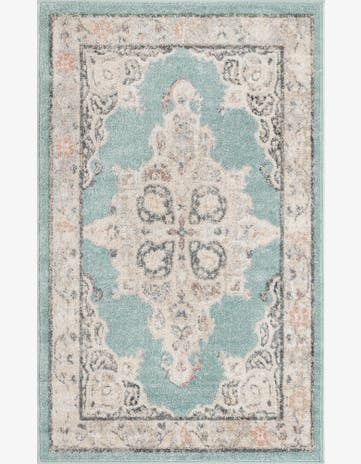 Aqua Parker Rug