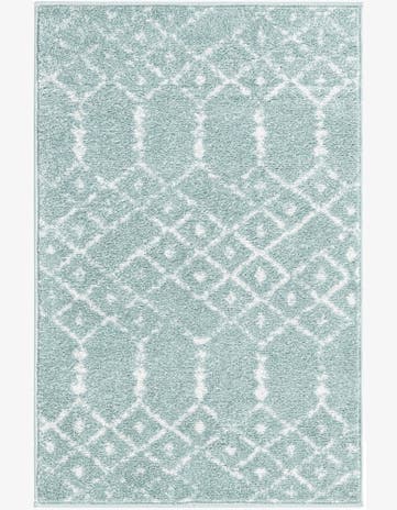 Aqua Paxon Trellis Rug