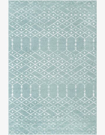 Aqua Paxon Trellis Rug