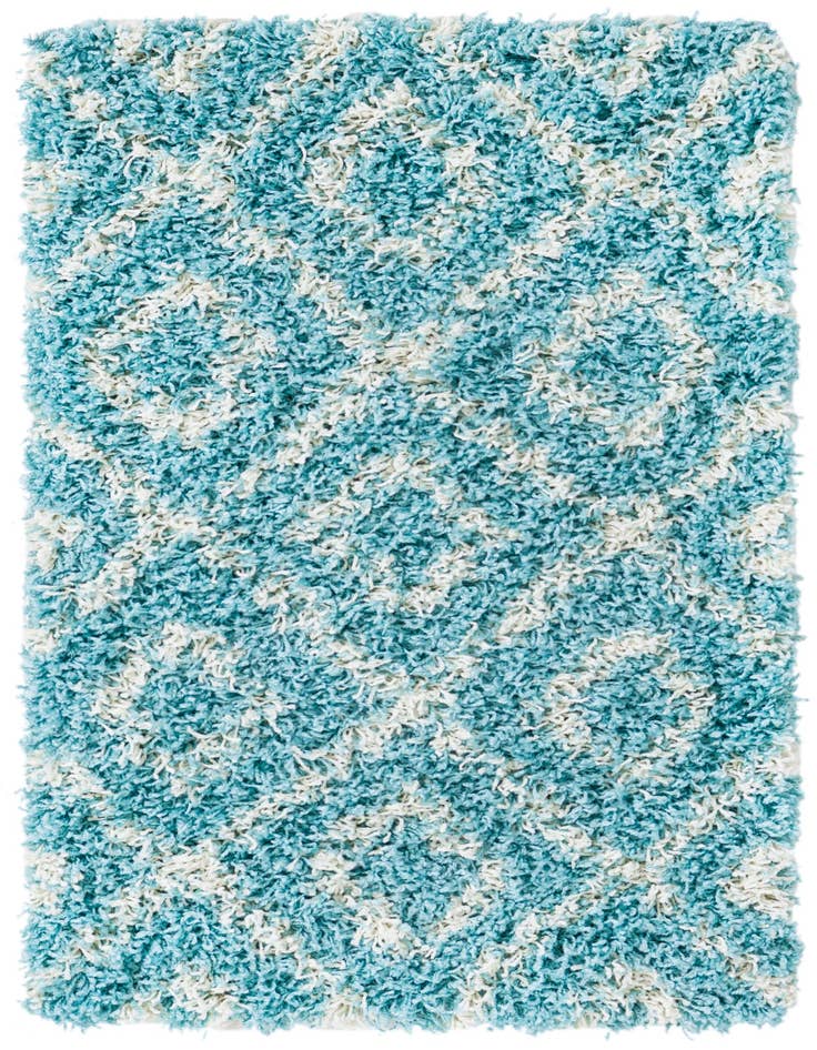 Detail image of 2' x 3' Trellis Shag Rug
