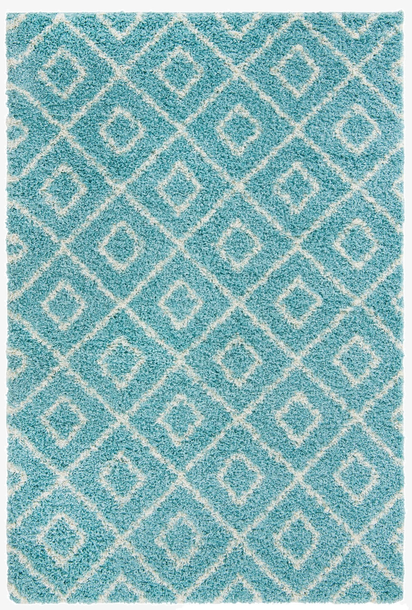 6' x 9' Trellis Shag Rug