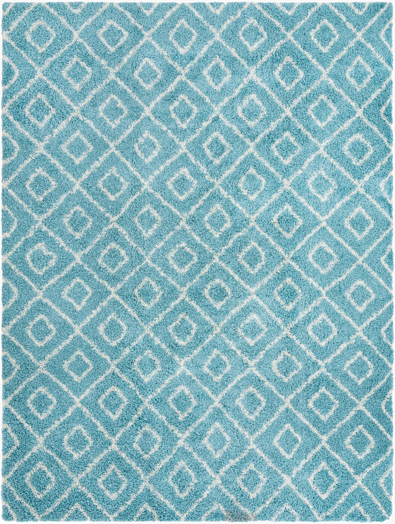 Primary image 10' x 13' Trellis Shag Rug