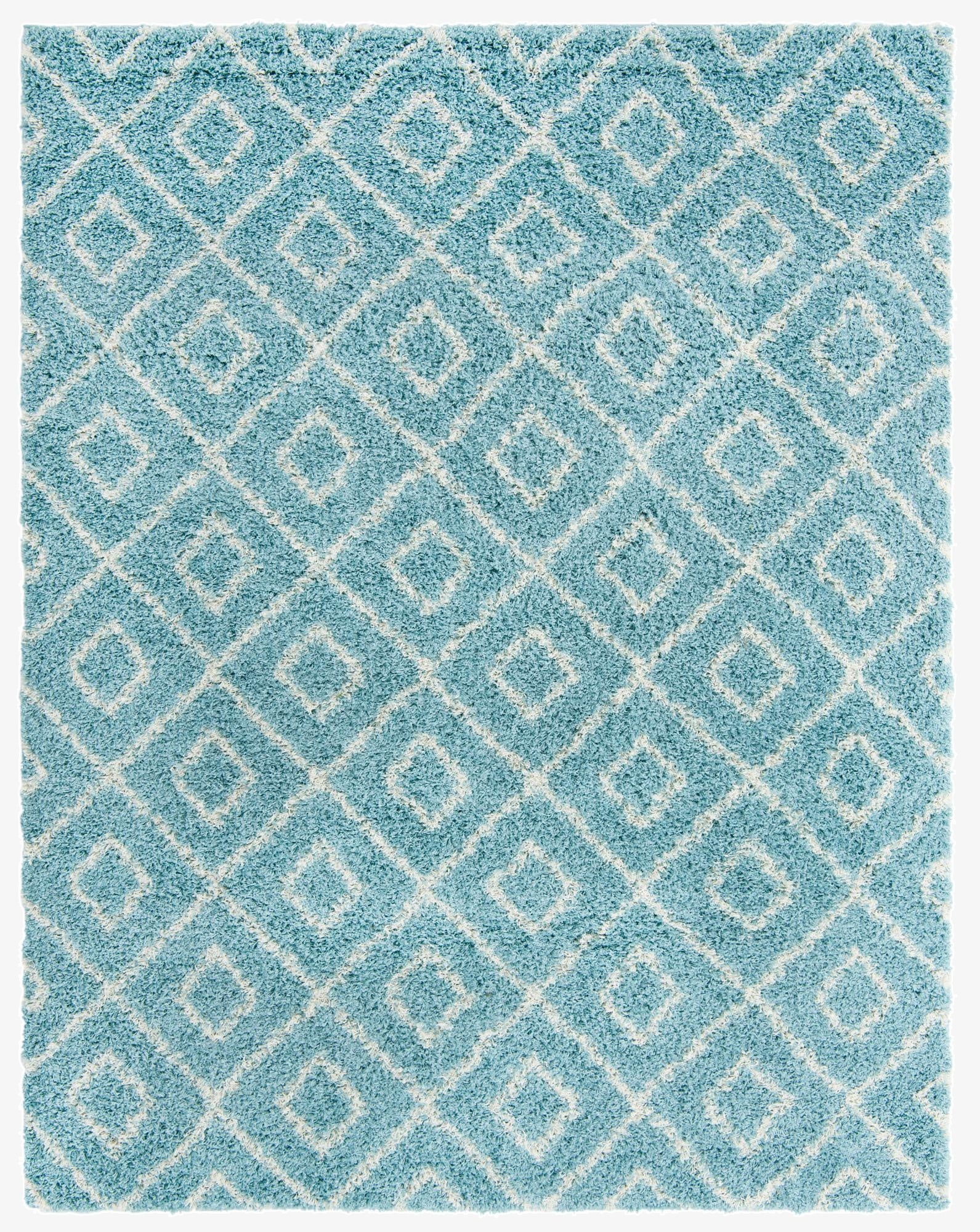 7' 10 x 10' Trellis Shag Rug