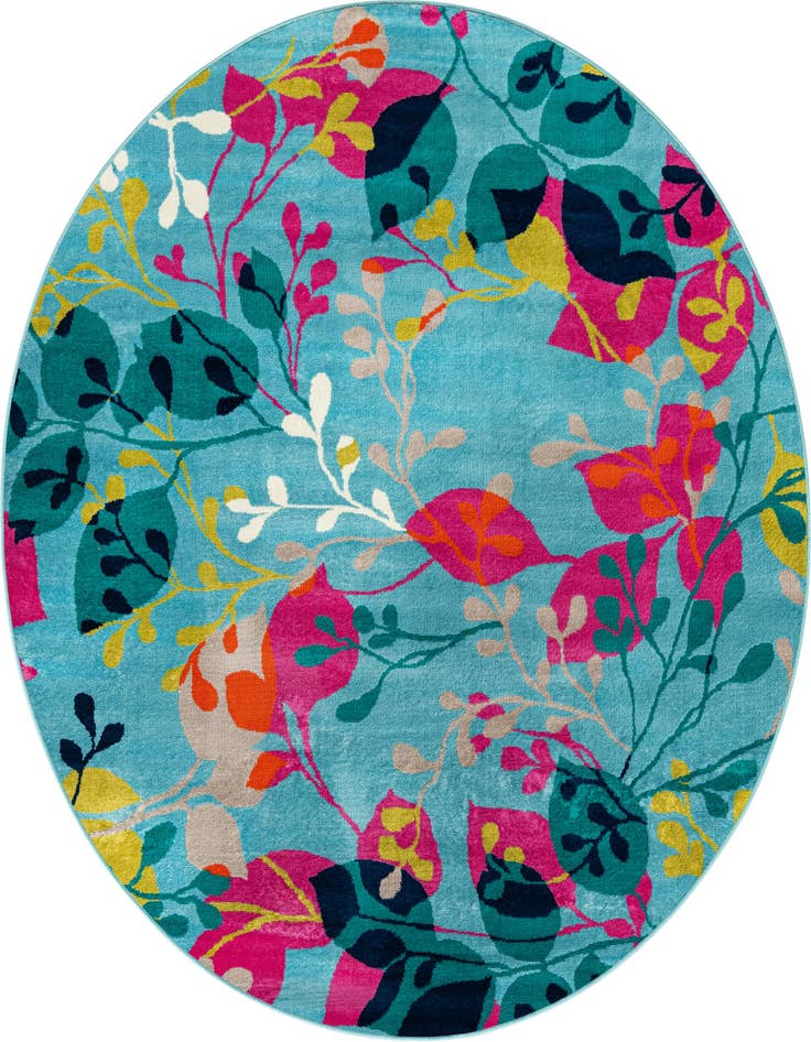 Detail image of 7' x 7' Azalea Round Rug