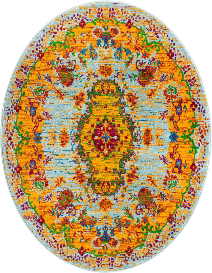Detail image of 4' x 4' Calypso Round Rug
