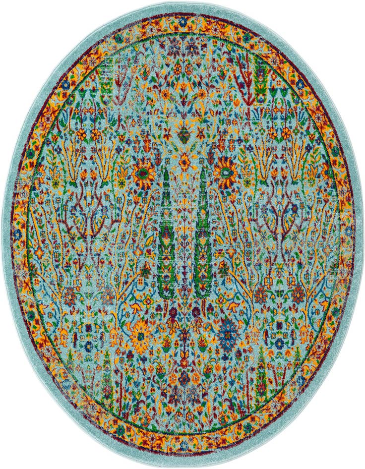 Detail image of 6' x 6' Calypso Round Rug