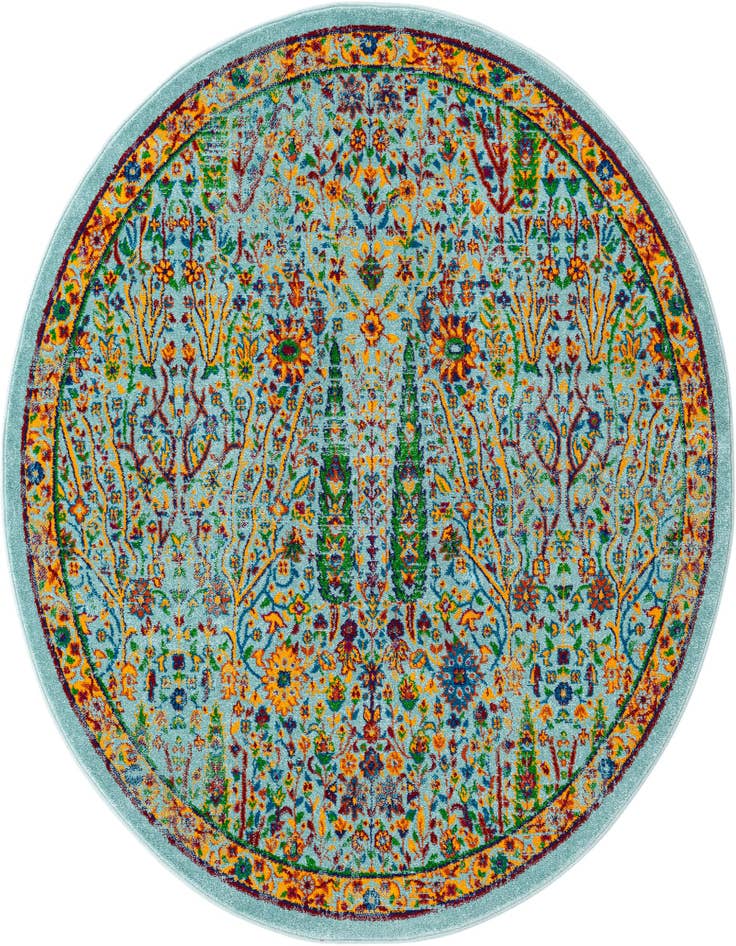 Detail image of 5' 3 x 5' 3 Calypso Round Rug