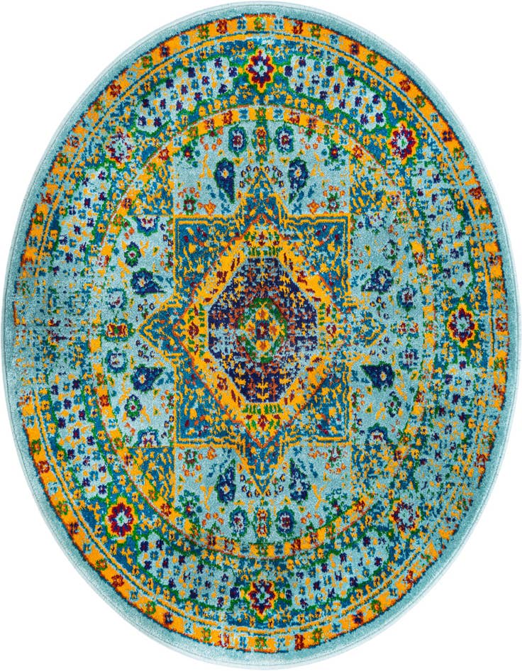 Detail image of 4' x 4' Calypso Round Rug