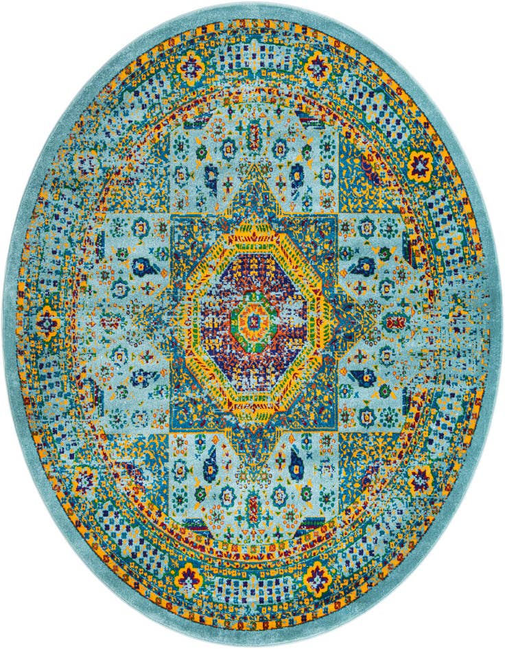 Detail image of 7' 10 x 7' 10 Calypso Round Rug