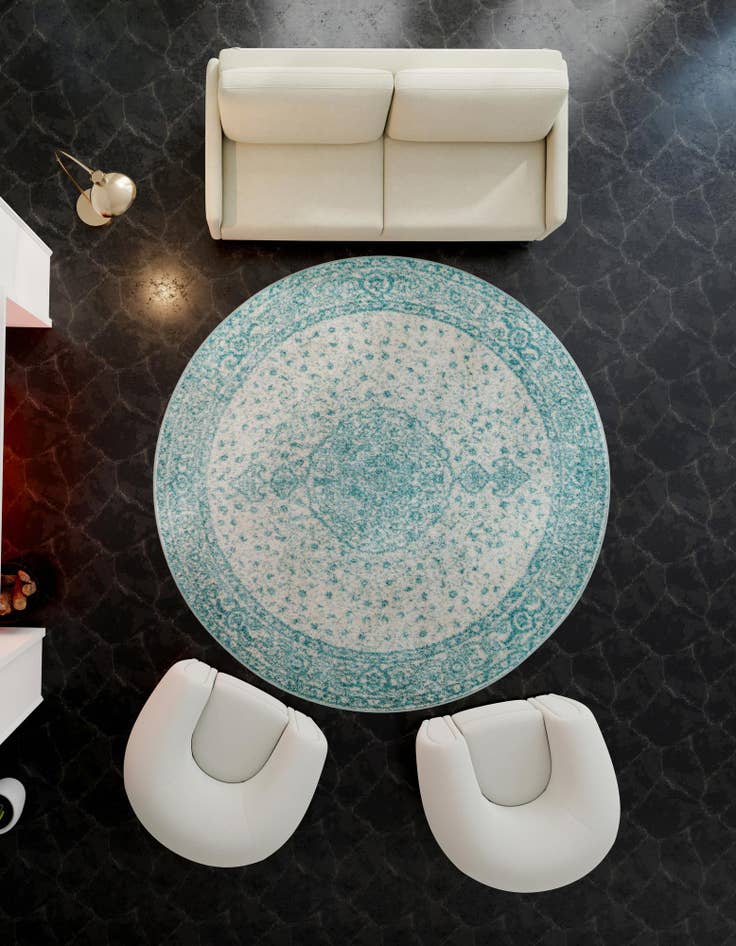 Detail image of 5' 3 x 5' 3 Dover Round Rug