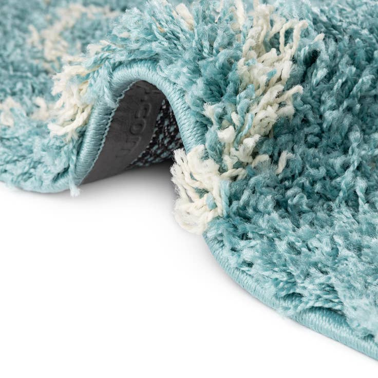 Detail image of 7' 10 x 7' 10 Lattice Shag Round Rug
