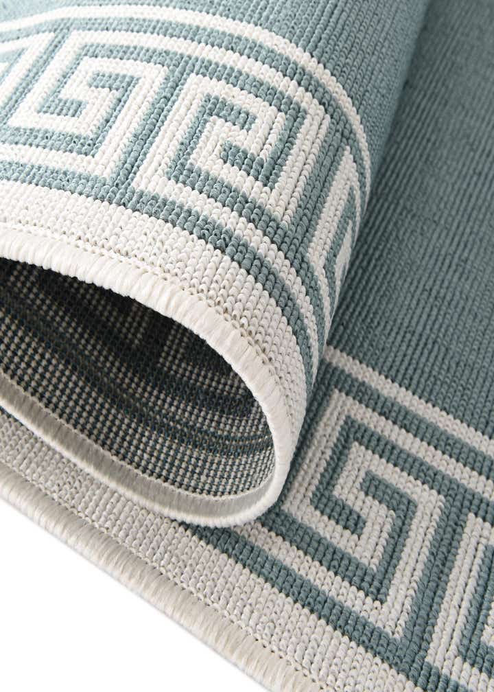 4' x 4' Easy-Clean Coastal Indoor / Outdoor Round Rug