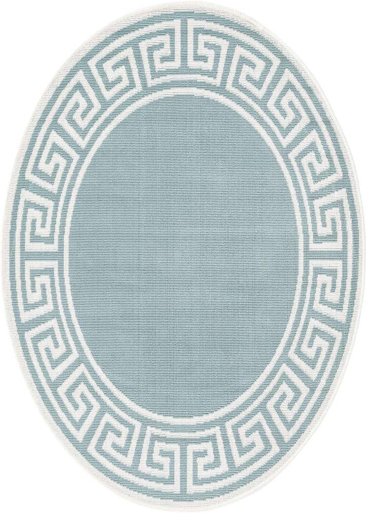4' x 4' Easy-Clean Coastal Indoor / Outdoor Round Rug