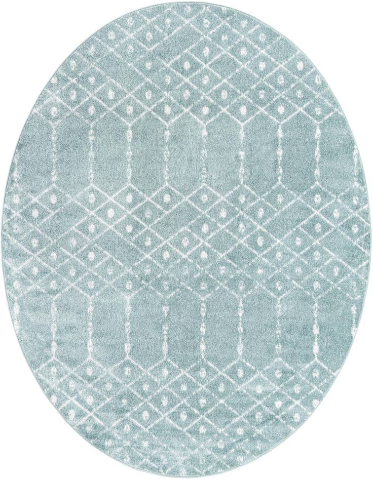 Detail image of 5' 3 x 5' 3 Paxon Trellis Round Rug