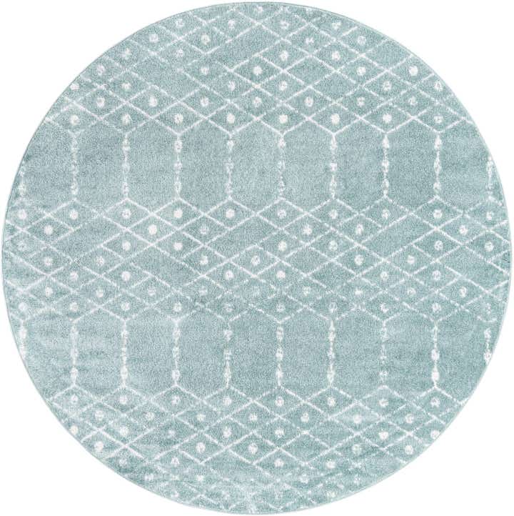 5' 3 x 5' 3 Paxon Trellis Round Rug