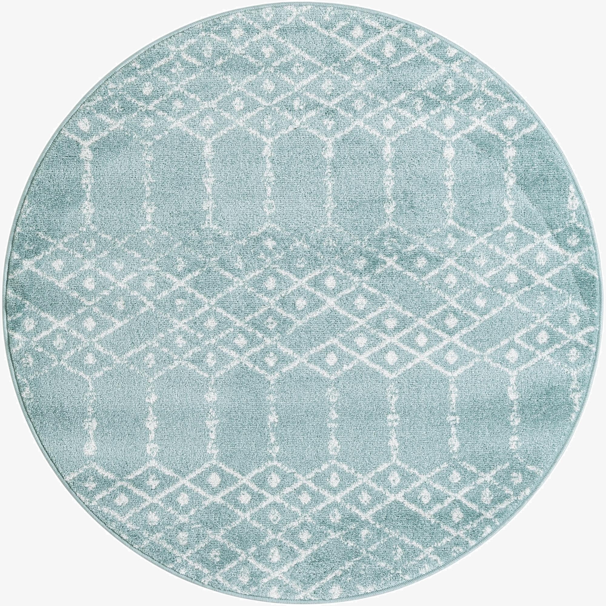 4' 1 x 4' 1 Paxon Trellis Round Rug