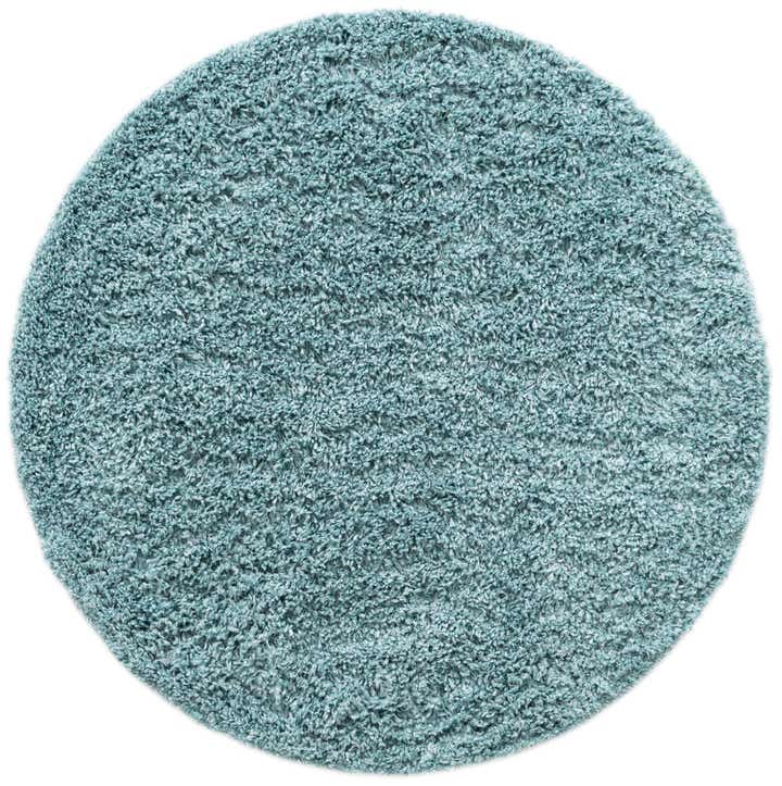 4' x 4' Zermatt Shag Round Rug