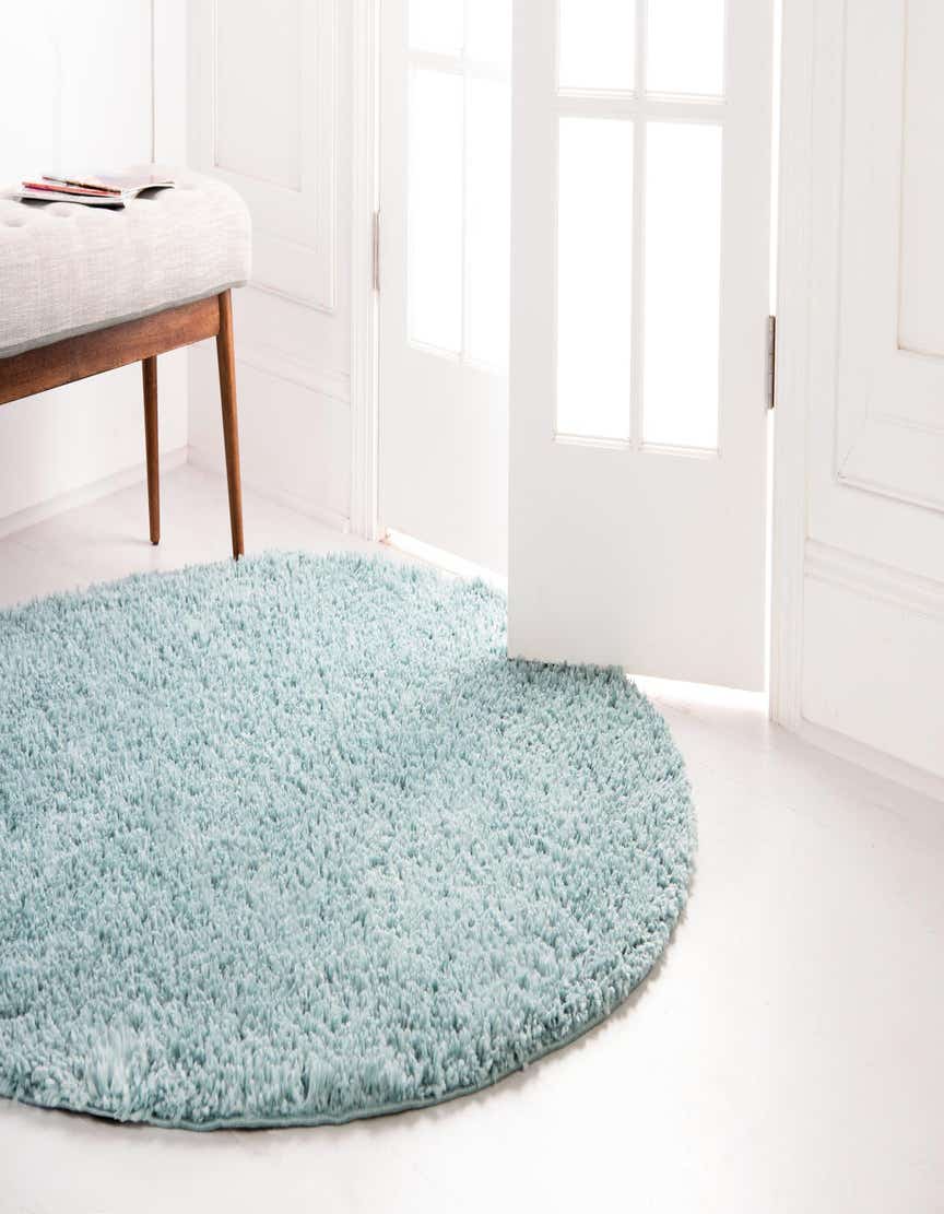 Detail image of 95cm x 95cm Zermatt Shag Round Rug