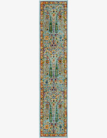 Aqua Calypso Runner Rug