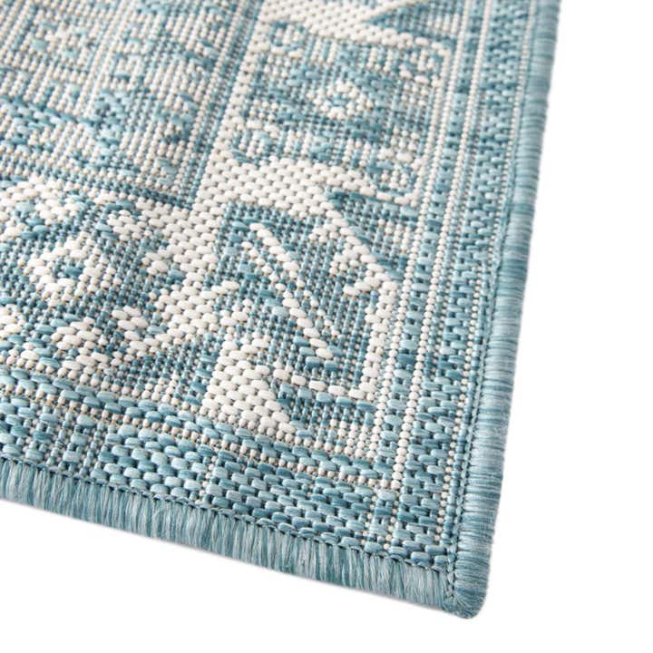 2' 7 x 12' Easy-Clean Aztec Indoor / Outdoor Runner Rug