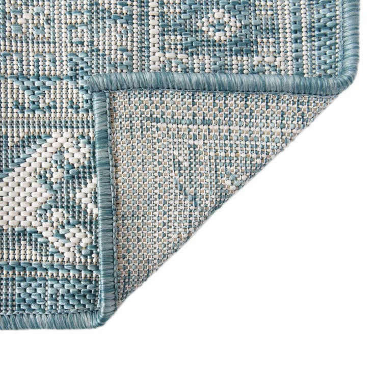 Detail image of 2' x 6' Easy-Clean Aztec Indoor / Outdoor Runner Rug