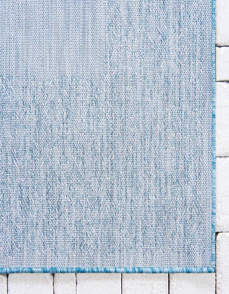 Detail image of 2' x 6'  Washable Border Indoor / Outdoor Runner Rug