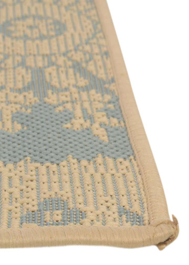 2' 2 x 6' Easy-Clean Botanical Indoor / Outdoor Runner Rug
