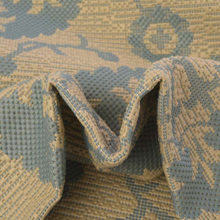 2' 2 x 6' Easy-Clean Botanical Indoor / Outdoor Runner Rug