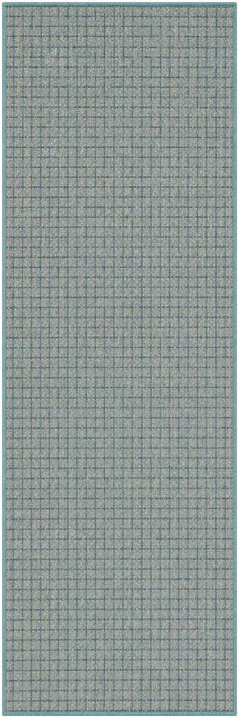 2' x 6' Easy-Clean Checkered Indoor / Outdoor Runner Rug