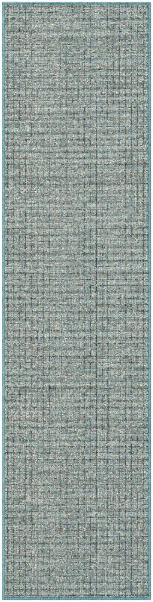2' x 8' Easy-Clean Checkered Indoor / Outdoor Runner Rug