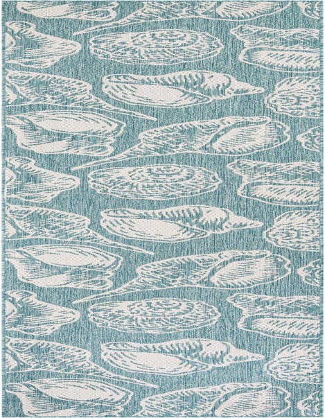 Detail image of 2' 7 x 12' Easy-Clean Coastal Indoor / Outdoor Runner Rug