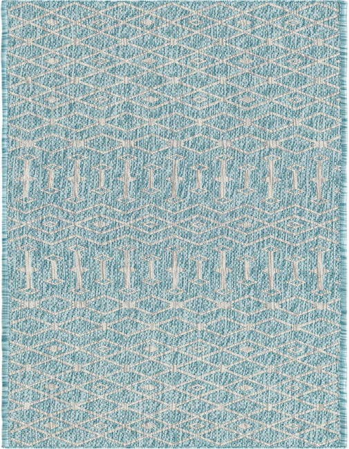 Detail image of 2' x 8' Easy-Clean Lattice Indoor / Outdoor Runner Rug